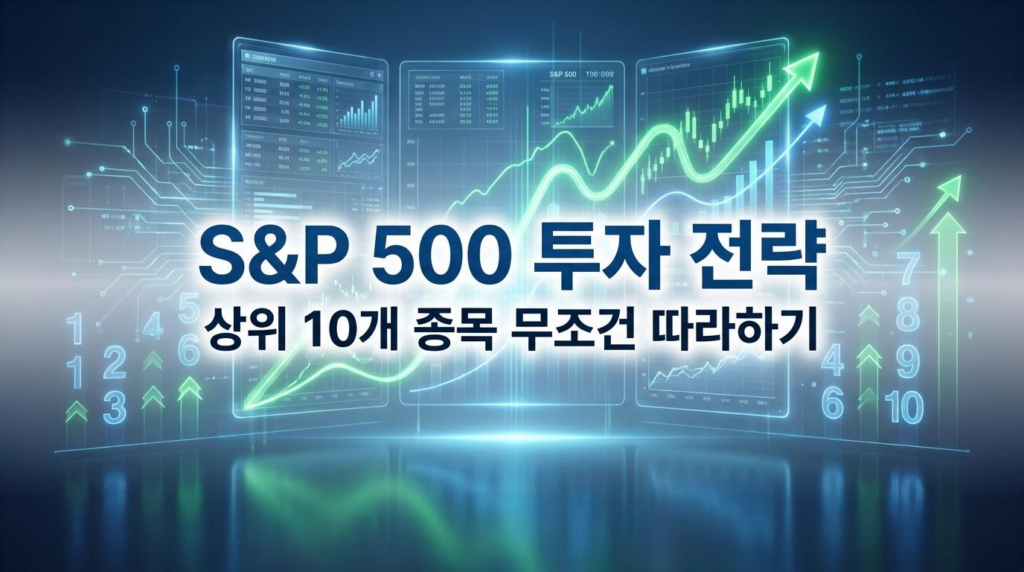 시장을 주도하는 S&P500투자방법: 상위 10개 종목 집중 순환 투자 전략