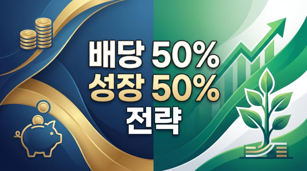 '배당 50% 성장 50% 전략'으로 완벽한 포트폴리오 구축하기(2026년 투자필승법)