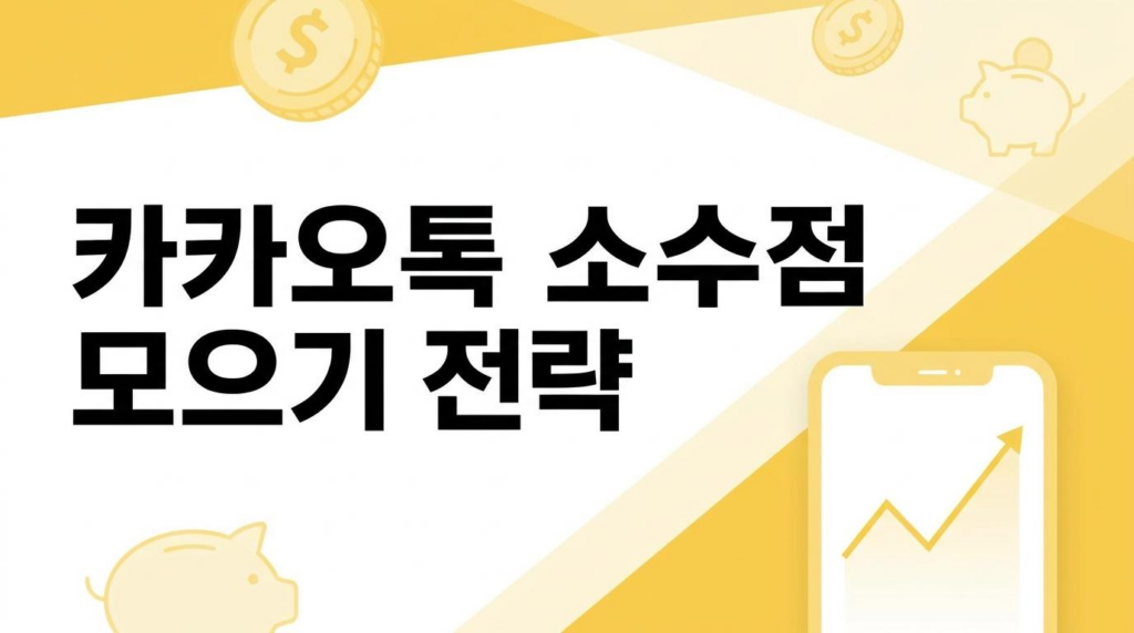 카카오 소수점투자 주식 모으기전략: 1년 8개월 차가 공개하는 매일 4만 원의 마법