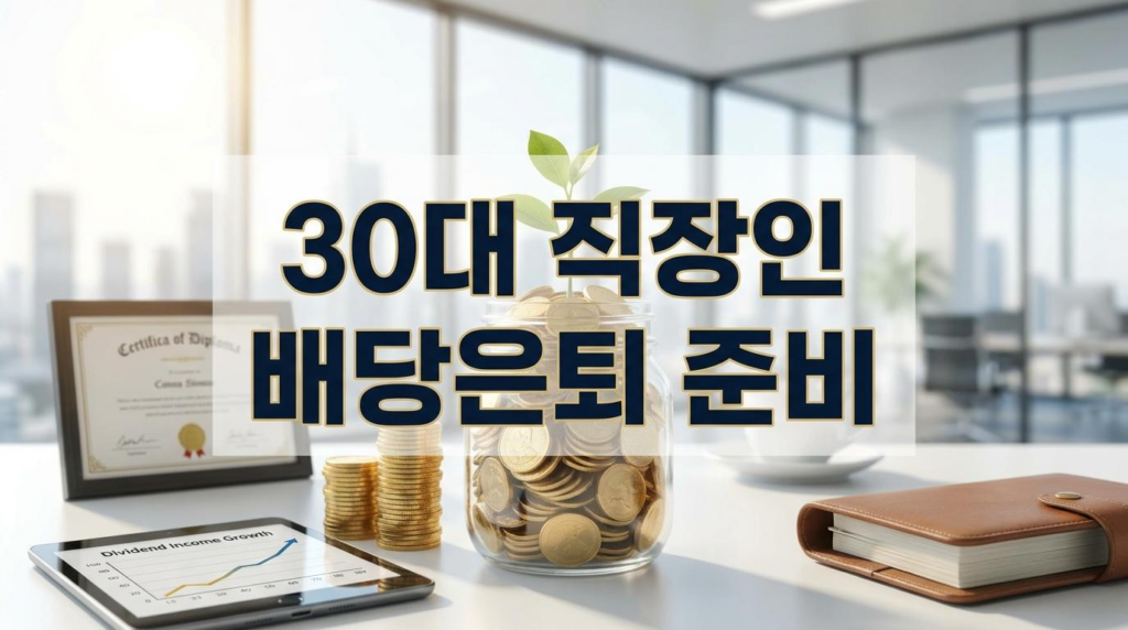 30대직장인 배당은퇴 준비 완벽 가이드: 월 300만 원 현금흐름 만들기(2026년 ver)